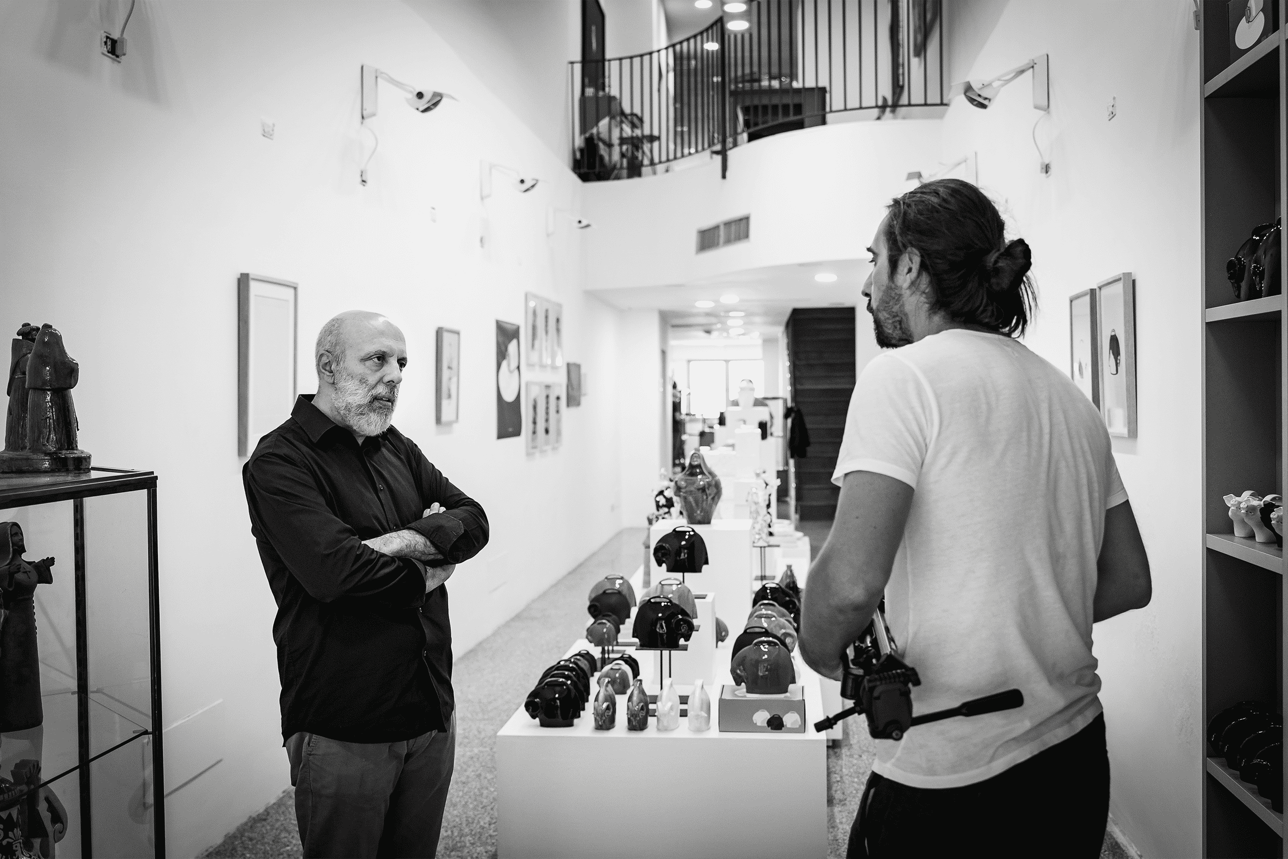Dante Crobu collezionista e gallerista.